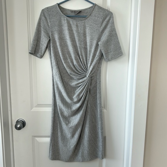Vero Moda Grey Ruched Dress - Picture 1 of 5